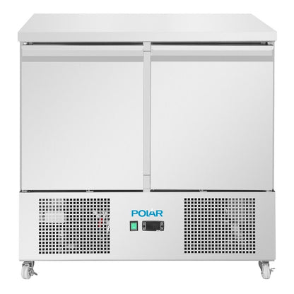 UA089 Polar U-Serie Geventileerde 2-Deurs Saladette 257Ltr