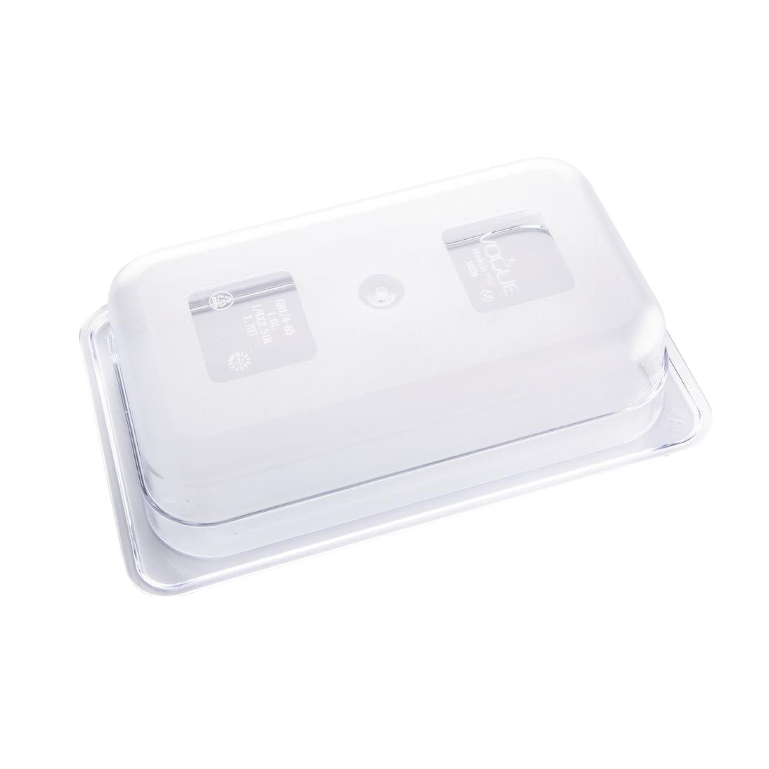 U236 Vogue polycarbonaat bak transparant GN 1/4 65mm