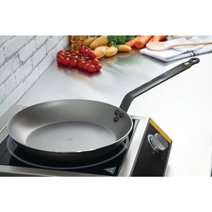 DN899 De Buyer Mineral B blauwstalen koekenpan 28cm