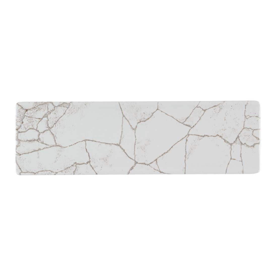 HR308 Churchill Studio Prints Kintsugi Agate Grey Ovaal Bord 30 x 9cm (6 stuks)
