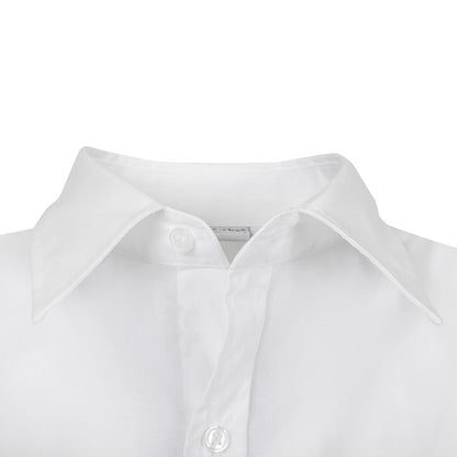 A730-S Uniform Works unisex overhemd lange mouw wit S
