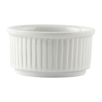 W421 Olympia Whiteware Stapelbare Ramekins 8,5cm (12 Stuks)