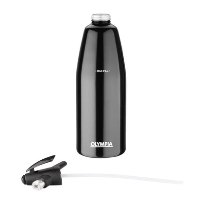 CE341 Olympia soda sifon zwart 1Ltr