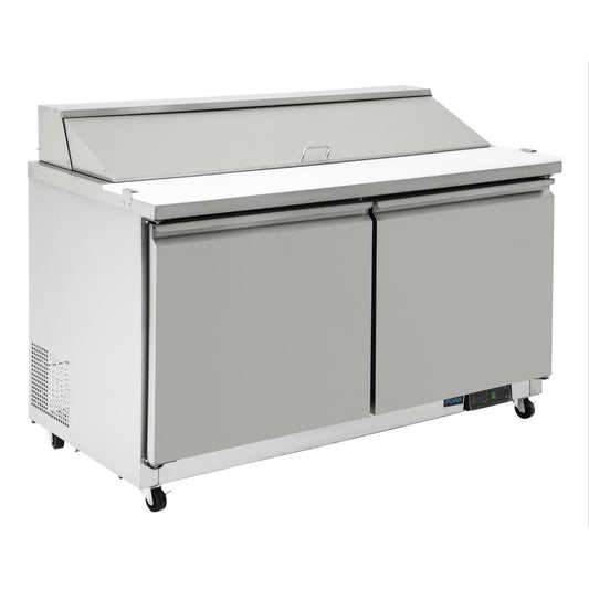 GD883 Polar U-serie 2-deurs gekoelde saladette 527L