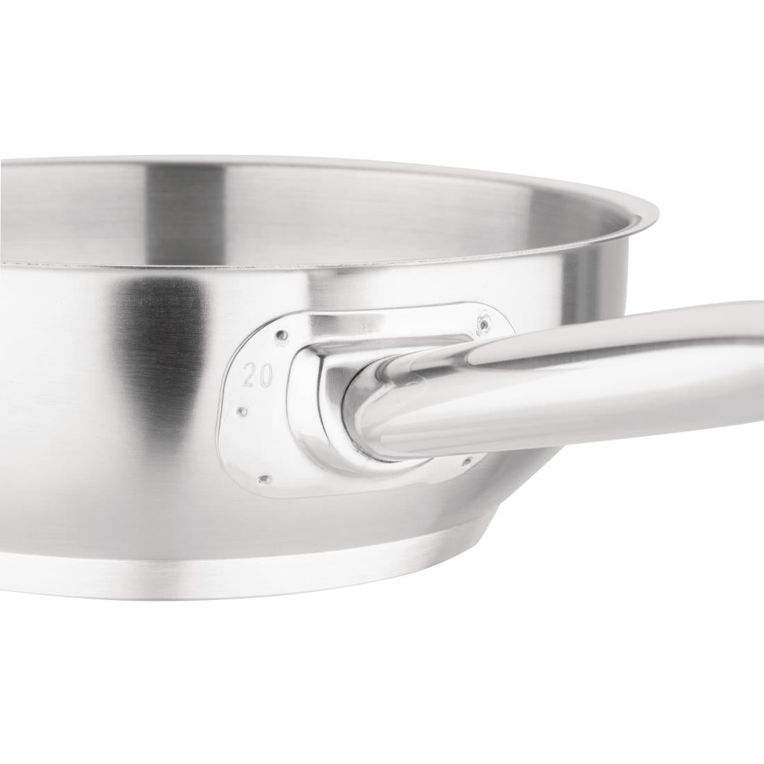 M947 Vogue RVS inductie sauteuse 20cm