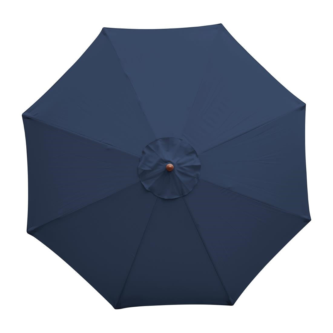 GG497 Bolero ronde donkerblauwe parasol 3 meter