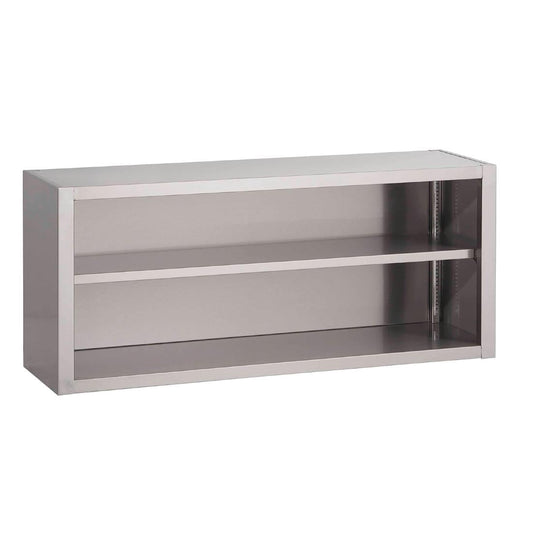 GN181 Gastro M RVS open wandkast 180cm