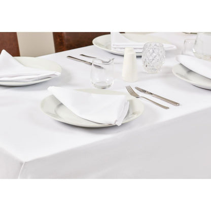 GW430 Mitre Essentials Ocassions tafelkleed wit 135x135cm