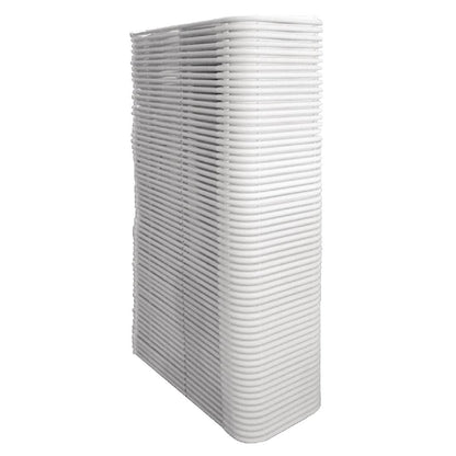 GD387 Bolero staal & polypropyleen klapstoelen wit (10 stuks)