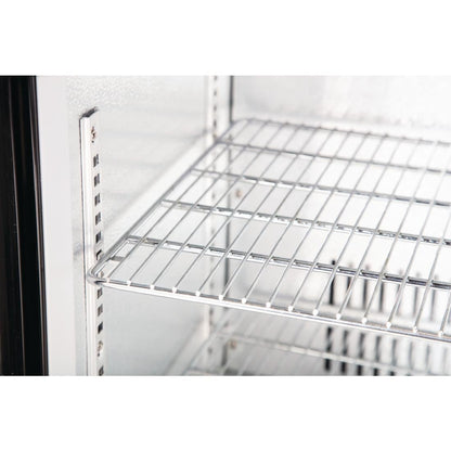 GL010 Polar G-serie 2-deurs barkoeling met schuifdeuren zwart 198L