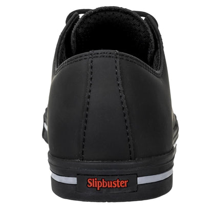 BA060-43 Slipbuster veiligheidssneakers van gerecyclede microvezels matzwart 43