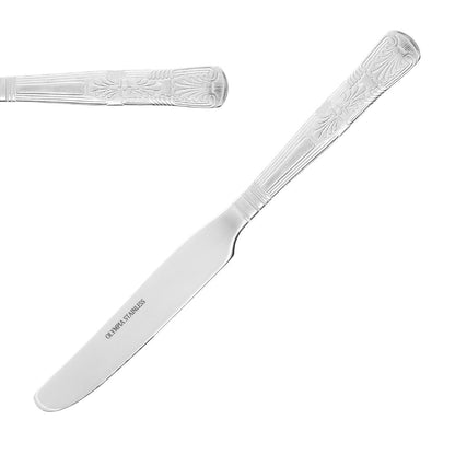D682 Olympia Kings tafelmessen met massief heft 24,2cm (12 stuks)