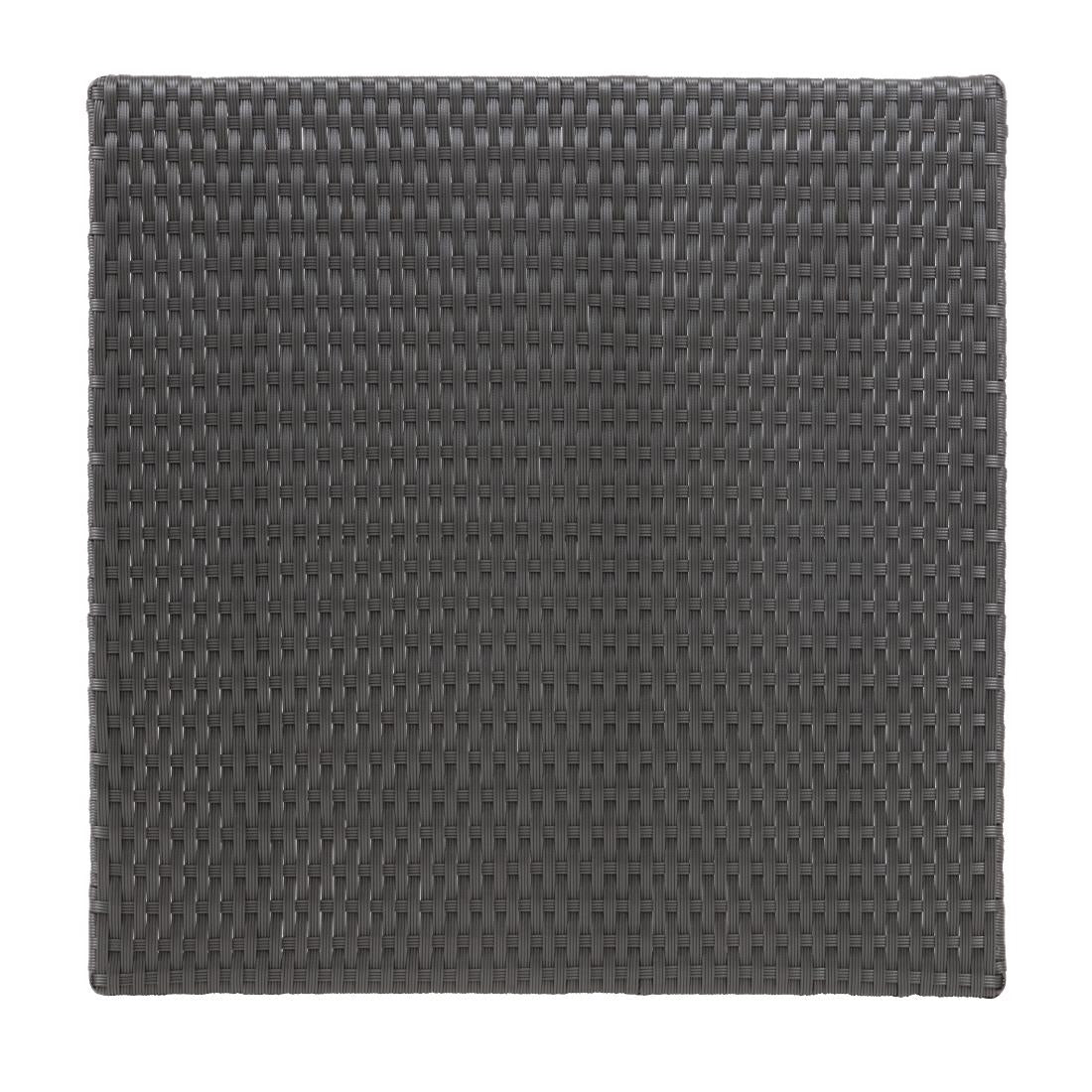 GL302 Bolero vierkante polyrotan klaptafel zwart 60cm