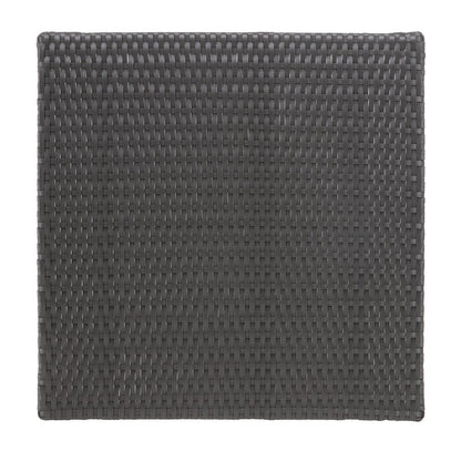 GL302 Bolero vierkante polyrotan klaptafel zwart 60cm