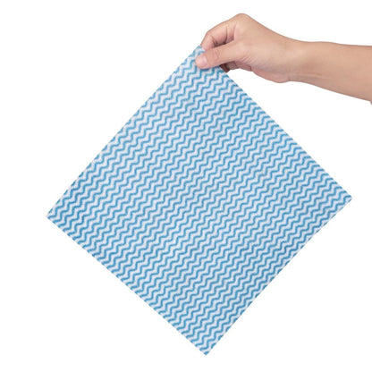 FB968 Nisbets Essentials non-woven schoonmaakdoekjes 25x25cm blauw (300 stuks)