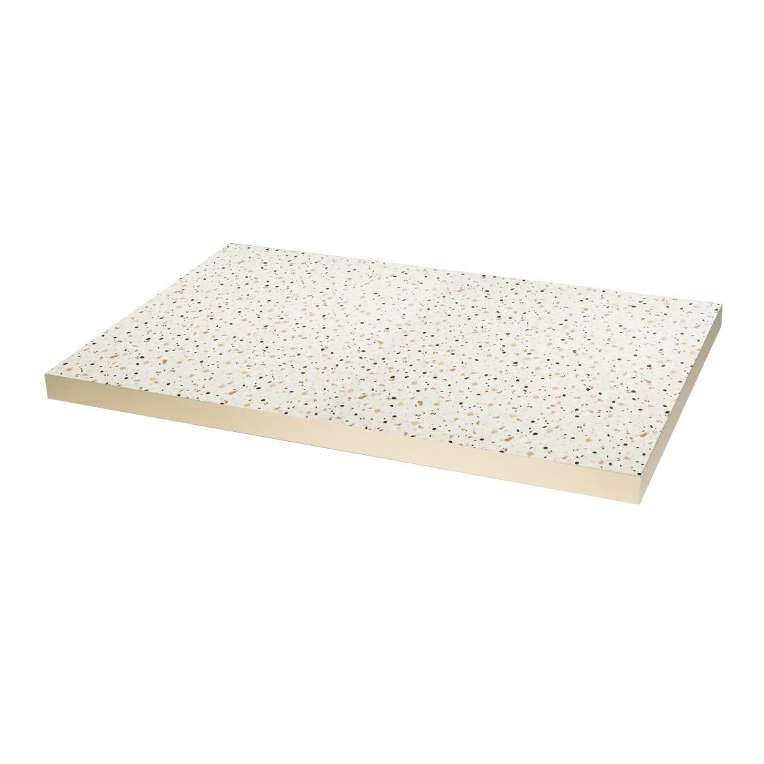 DZ874 Bolero Rechthoekig Tafelblad In Terrazzostijl, 1100x700mm