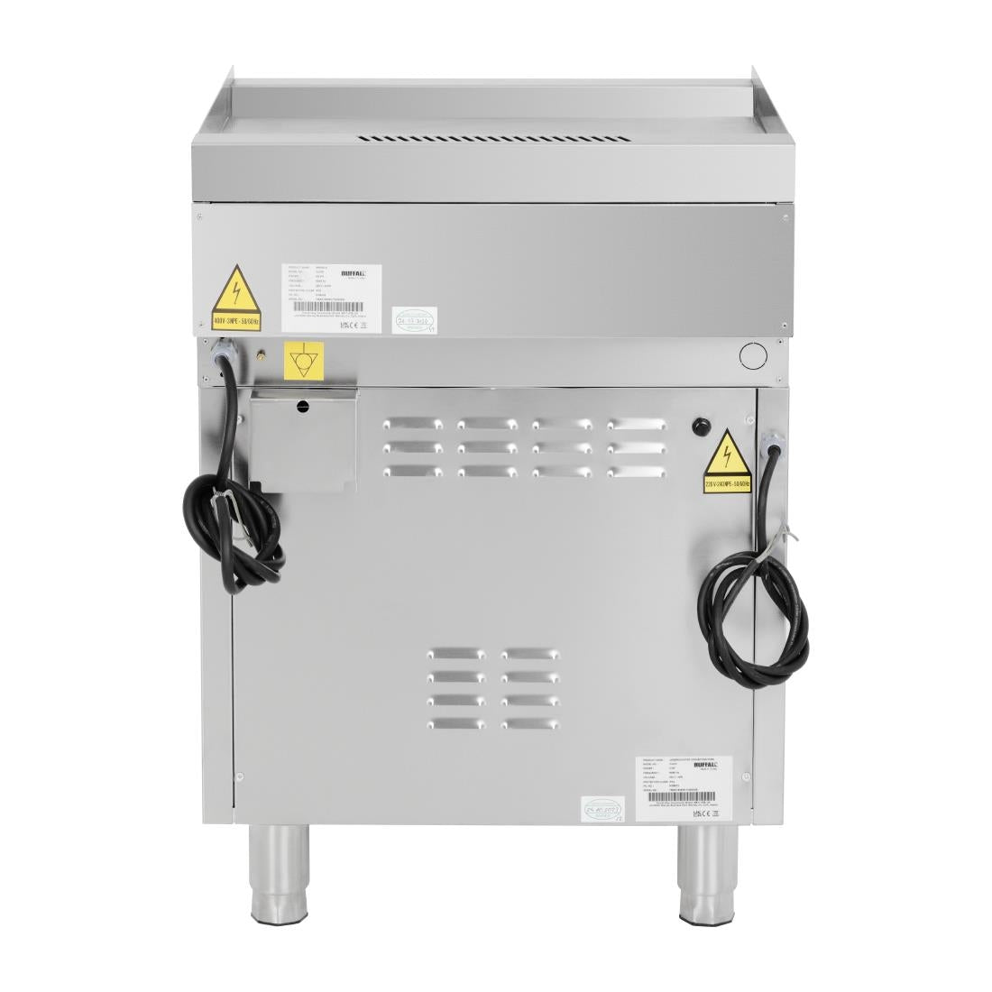 SA809 Buffalo 600 Serie Vrijstaande Elektrische Bakplaat Met Heteluchtoven