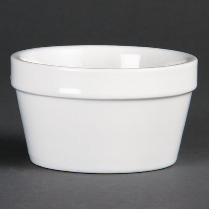 DK829 Olympia Stapelbare Ramekin Wit 95mm (6 Stuks)