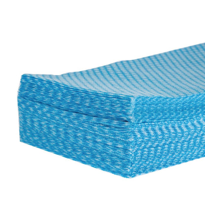 F955 Jantex Solonet non-woven schoonmaakdoekjes 58(B) x 33(D)cm blauw (50 stuks)