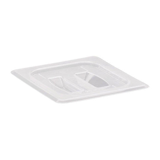 CJ660 Cambro GN 1/6 polypropyleen deksel met handvat transparant