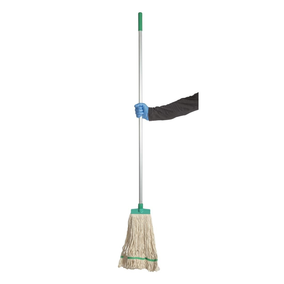 L886 SYR stay-flat Kentucky mop katoen groen