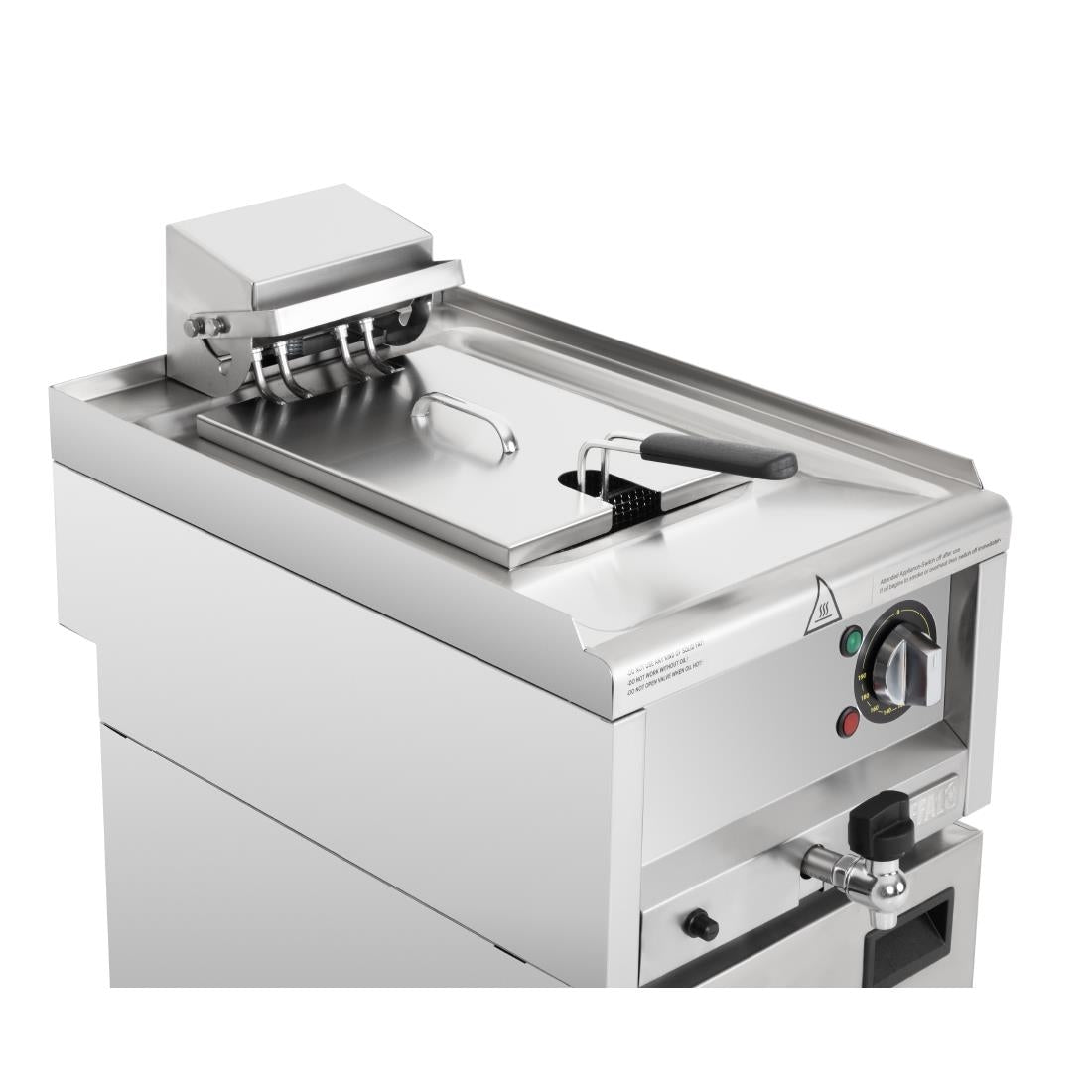 SA781 Buffalo 600 Serie Vrijstaande Enkele Tank Elektrische Friteuse 8Ltr