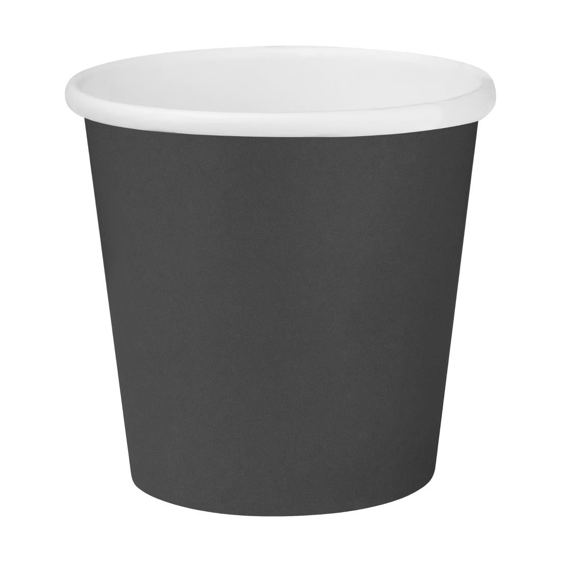 HT468 Fiesta Recyclebare Hot Cups Enkelwandig Zwart 6oz (1000 stuks)