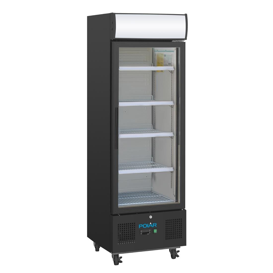 GH426 Polar G-Series Rechtopstaande Display Koeling 218Ltr Zwart
