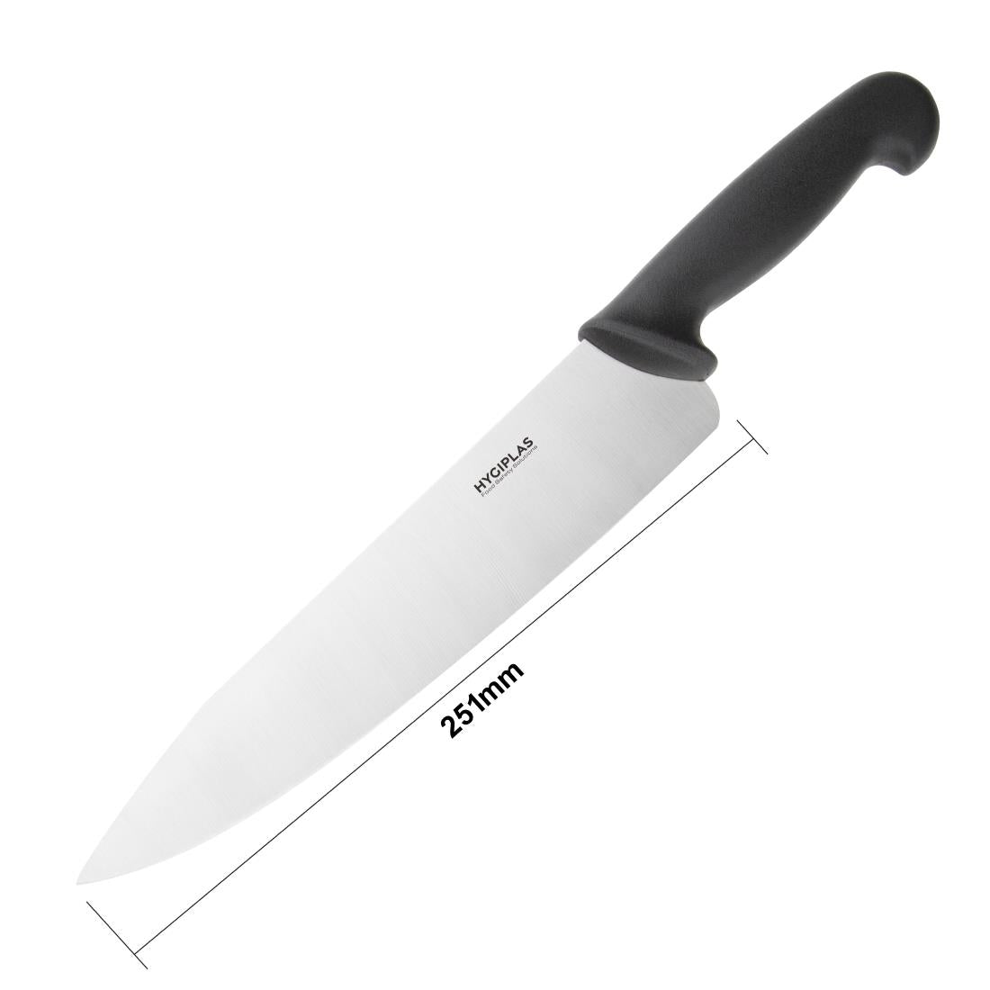 C264 Hygiplas koksmes 25,5cm zwart