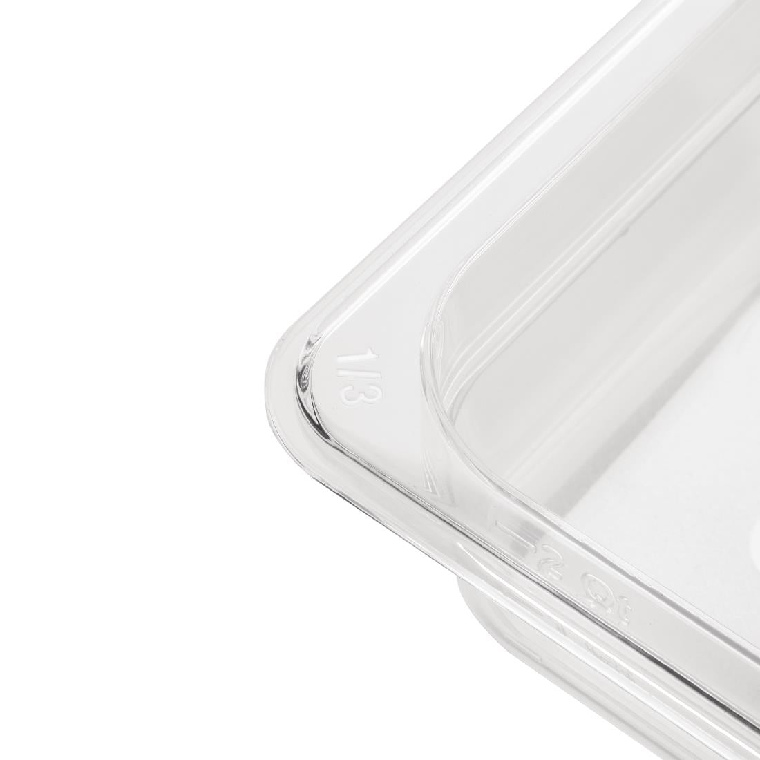 U234 Vogue polycarbonaat 1/3 gastronorm container 150mm doorzichtig