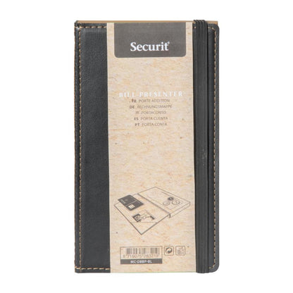 CU933 Securit Trendy lederen houten rekening presentator