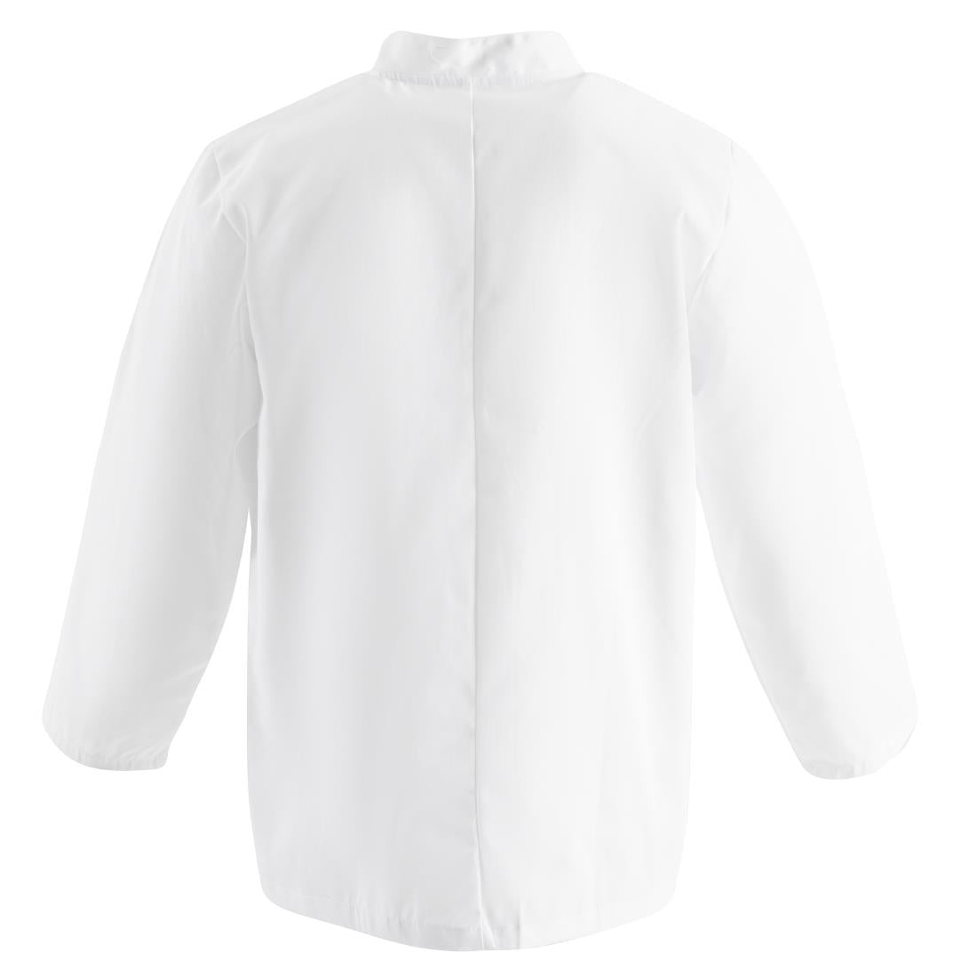 A134-S Whites Vegas koksbuis lange mouw wit S