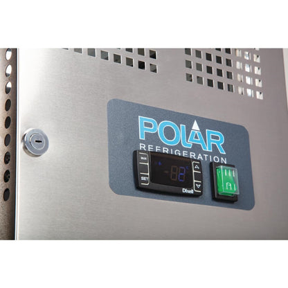 G377 Polar U-serie 2-deurs koelwerkbank 228L