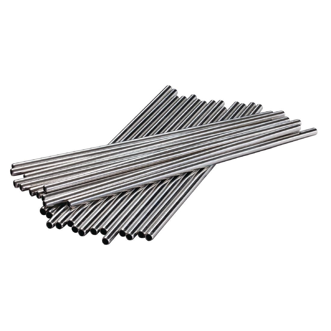 CW490 Beaumont RVS rietjes 21,5cm (25 stuks)