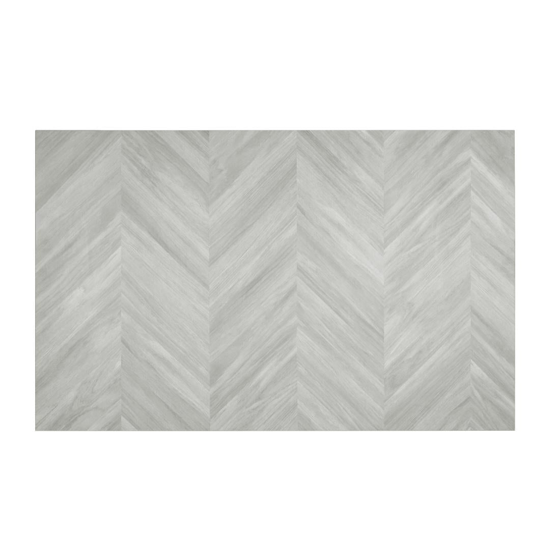 FU513 Bolero Rechthoekig Tafelblad Chevron-Ontwerp 1100 mm x 700 Mm