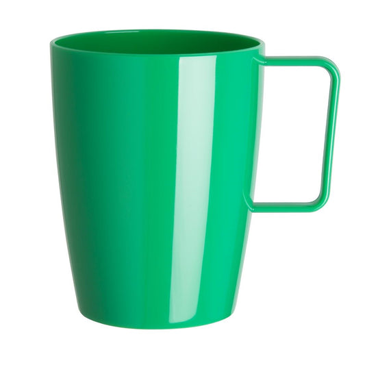 CE287 Olympia Kristallon polycarbonaat bekers met oor groen (12 stuks)