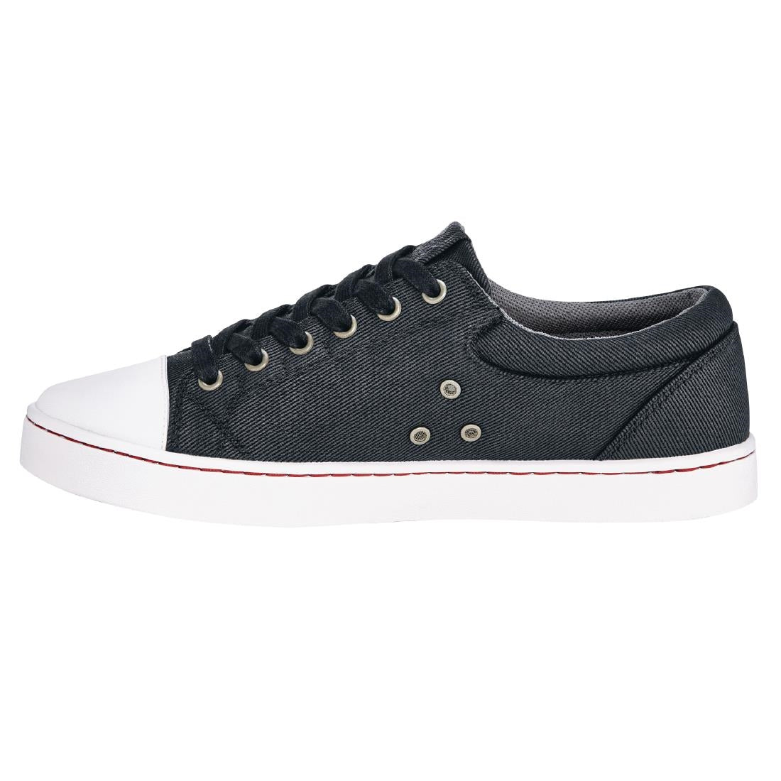 BB571-46 Shoes for Crews Grind vegan herenschoenen zwart 46