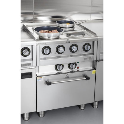 CU471 Buffalo 600-Serie Elektrische Kookplaat Met 4 Kookzones