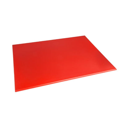J011 Hygiplas HDPE snijplank rood 600x450x12mm
