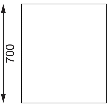 GJ506 Vogue RVS werktafel met achteropstand 90x90x70cm