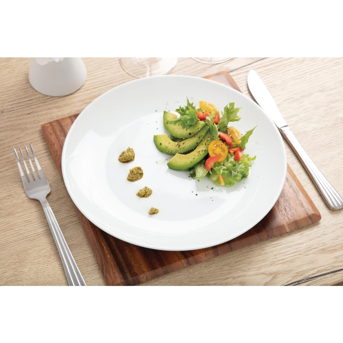 U079 Olympia Whiteware Coupeborden 25cm (12 Stuks)