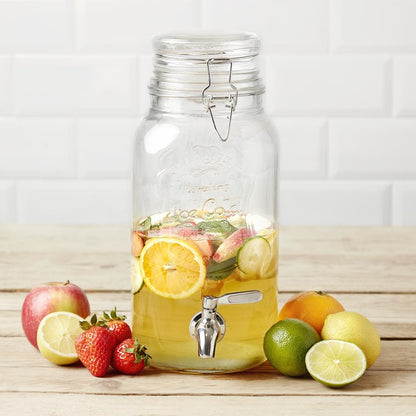 CN680 Olympia drankdispenser met tekst en klemdeksel 3,6Ltr