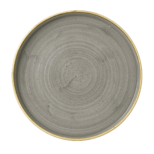 FC163 Churchill Stonecast Grey Bord Met Opstaande Rand 25.9cm (6 stuks)