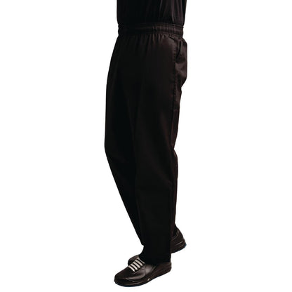 A029T-S Whites Easyfit Teflon unisex koksbroek zwart S