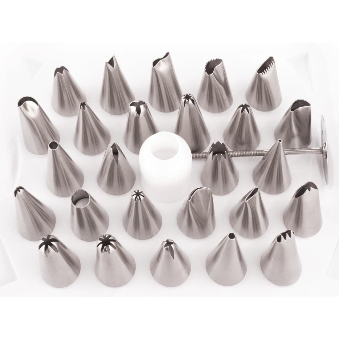 CP107 Vogue taartdecoratieset met 26 verschillende spuitmondjes