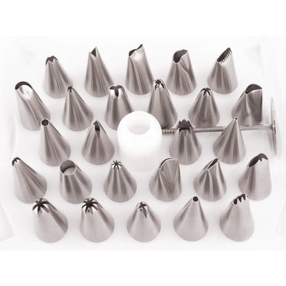 CP107 Vogue taartdecoratieset met 26 verschillende spuitmondjes