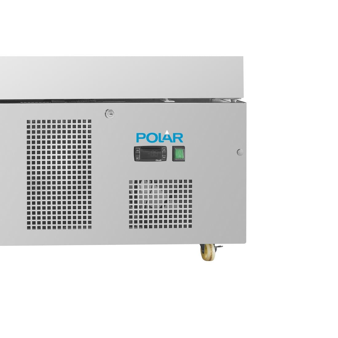 G591 Polar G-serie 1-deurs slimline RVS vriezer 440L