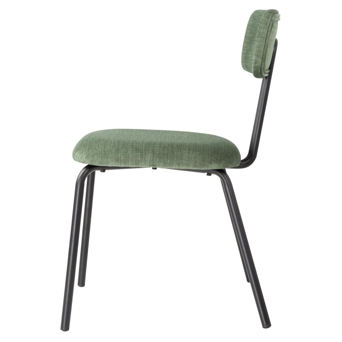 FU501 Bolero Fairfield Stoelen - Donker Walnoot/Groen Mix (2 stuks)