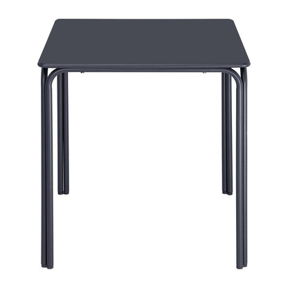 HZ355 Bolero Adeline Stalen Vierkante Tafel 700mm Leisteen Blauw