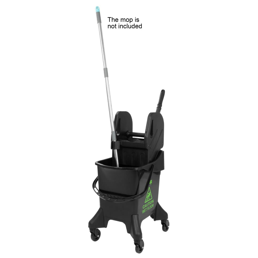 HW637 Jantex 20Ltr Hoge Mopemmer En Wringpers - Groene Opdruk